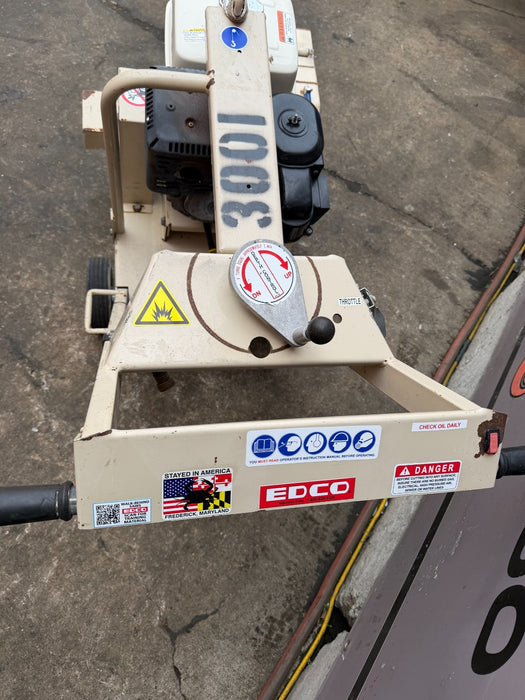 Edco Honda DS18-13H 13HP Walk Behind 18" Concrete Saw