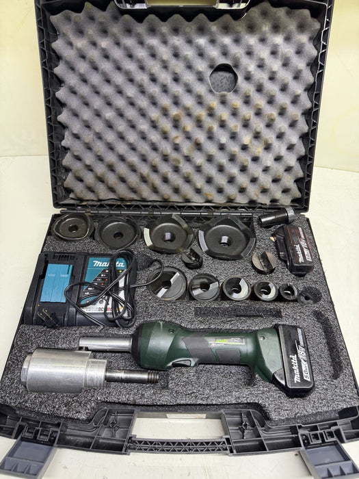Greenlee LS100X Intelli-Punch 11-Ton Hydraulic Knockout Punch Set 1/2" - 4" #16