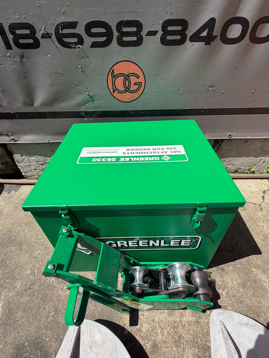 Greenlee IMC Shoe & Roller Set 1-1/2" 2" Conduit Bender #4 New Open Box