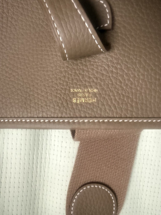 Hermes Evelyne 29 Crossbody Bag.  Etoupe. 100% Authentic. Brand New.