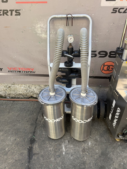 GOODWAY CTV-F2 and CTV-150O TOWERVAC Cooling Tower Vacuum Filter System.  Mint