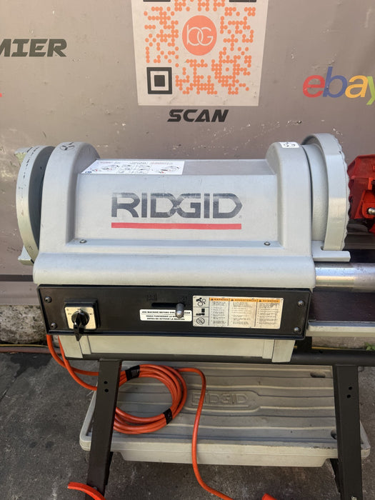 RIDGID 1224 Pipe Threading Machine 1/2” - 4” w/ 2 Die Heads. Best on Ebay. #2