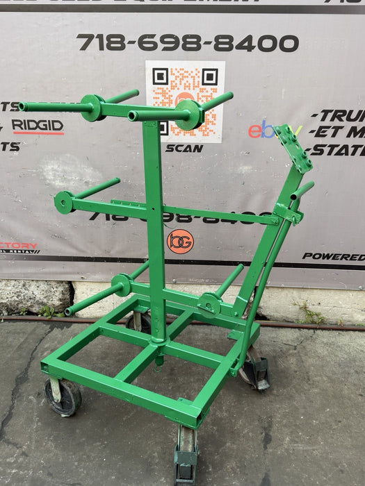 GREENLEE 910 8 SPOOL WIRE DISPENSER ASSEMBLY CART #1