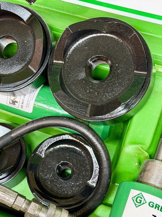 Greenlee 7310SB Slug Buster KO Knockout Punch Set 1/2" - 4" , 767 Pump & Box BG6