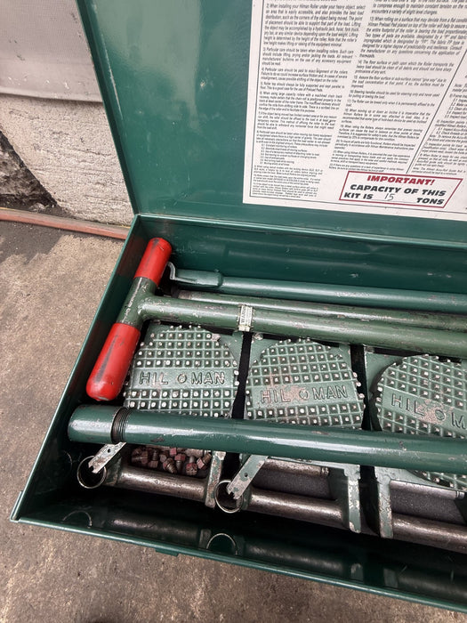 Hilman Rollers 15 ton Set. With Swivel.  Great Set.