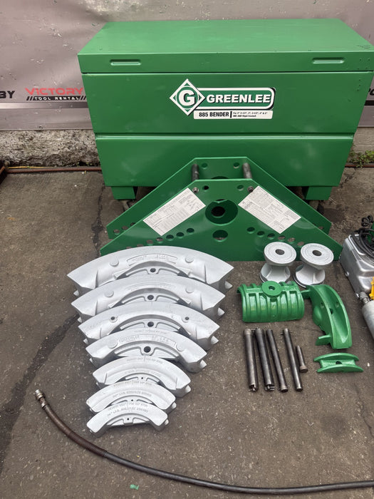 Greenlee 885 Hydraulic Pipe Bender 1-1/4”-5” Rigid GREAT SHAPE 8/11/26 #3