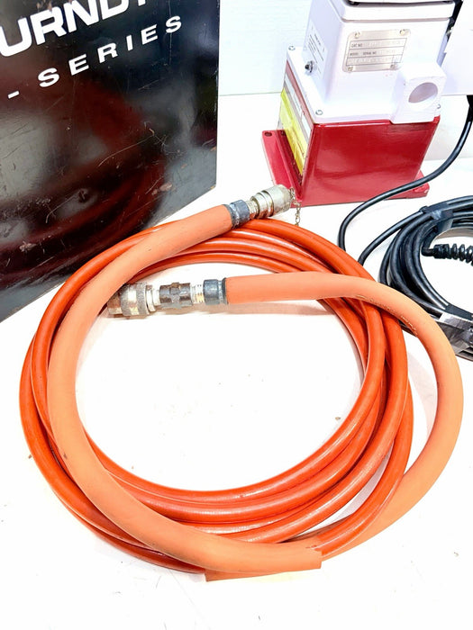 Burndy EPP-10EC Series Hydraulic Electric Pump 10k Psi + Case & Hose Crimper BG7