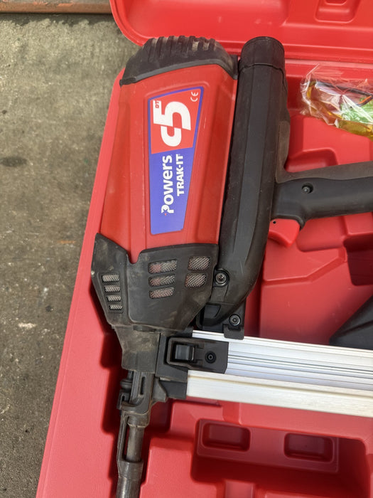 Powers Trak-It C5 Gas Operated Fastening System Kit w/ Case & Accessories