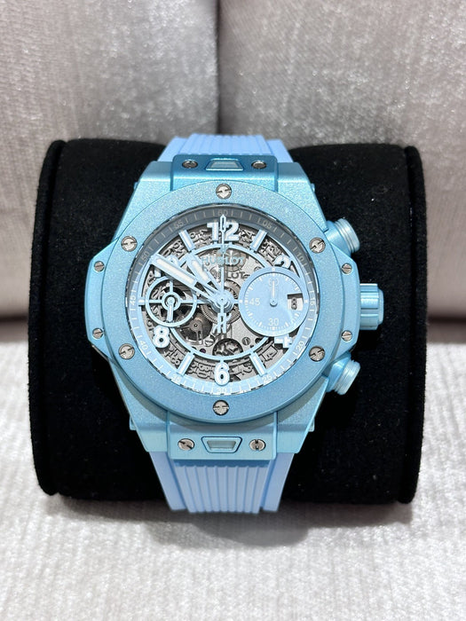 Hublot Big Bang Unico Summer 42mm Limited Edition in Turquoise Blue - Full Set