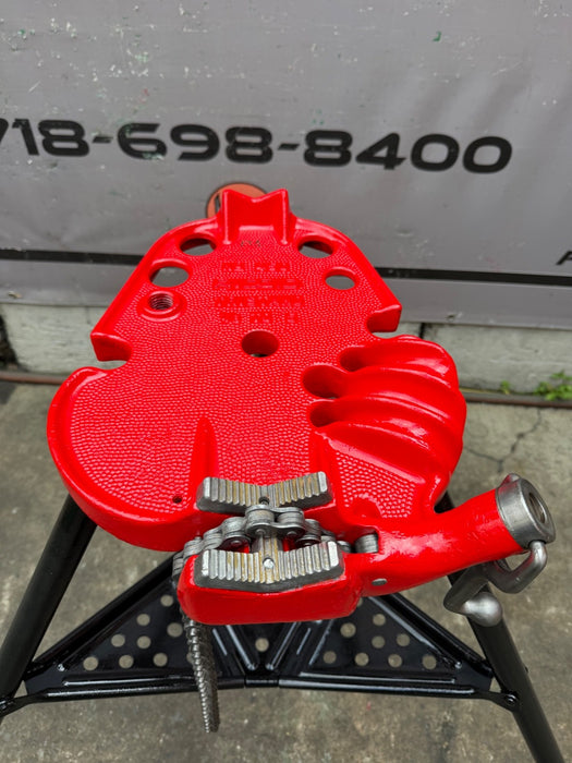 Ridgid 450 Portable Chain Pipe Vise Bench Stand - Used, Heavy Duty Work
