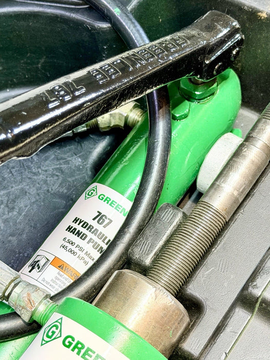 Greenlee 7310SB Slug Buster KO Knockout Punch Set 1/2" - 4" ,767 Pump & Box BG25