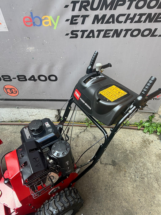 TORO 36" Walk-Behind Rotary Broom Kohler 208cc Power Steering Commercial #4