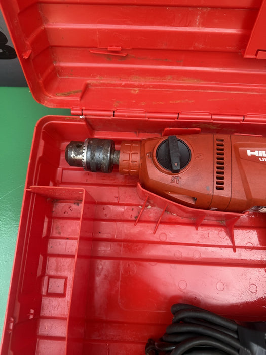 Hilti UH700 120V 8.0A 1/2" 60 HZ Hammer Drill, NICE,  with Bits.