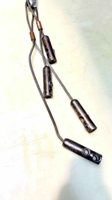 Greenlee 624 Four Clamp Cable Pulling Grip With Clevis Swivel For Cable Puller