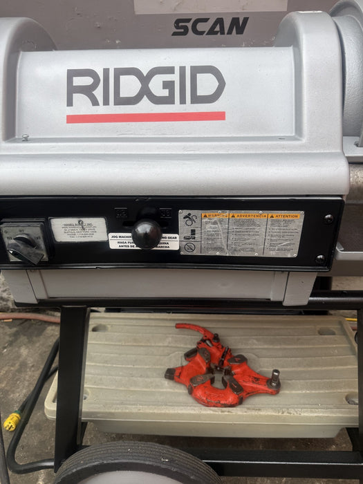 RIDGID 1224 Pipe Threading Machine 1/2” - 4” w/ 2 Die Heads. Best on Ebay.