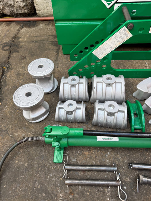 Greenlee 777 1/4 to 4 inch Rigid Hydraulic Pipe Conduit Bender Works Great