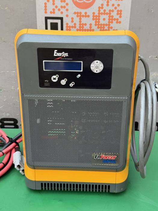 ENERSYS EI3-HL-4Y Enforcer IMPAQ Forklift Battery Charger 480V 3PH + Cables #10