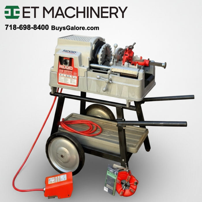 2024  RIDGID 535 V3 Pipe Threading Machine w/ Universal Cart & 811A Dies ET6
