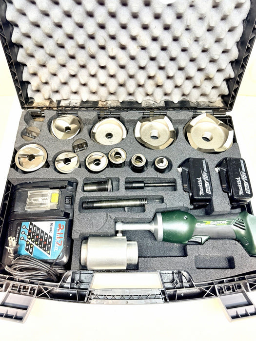 Greenlee LS100X11SS4X Intelli-Punch 11-Ton 18v. Hyd Knockout KO Set SS 1/2-4” #2