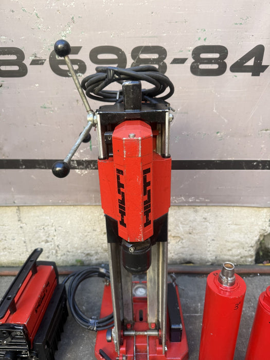 Hilti DCM 1 Core Drill Rig, Vacuum Pump and Bits. Works Great.