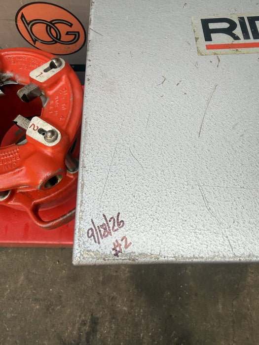 Ridgid 4-PJ Pipe Threader Threading Die 2 1/2 to 4"  Comes with 2 1/2" Die. #2