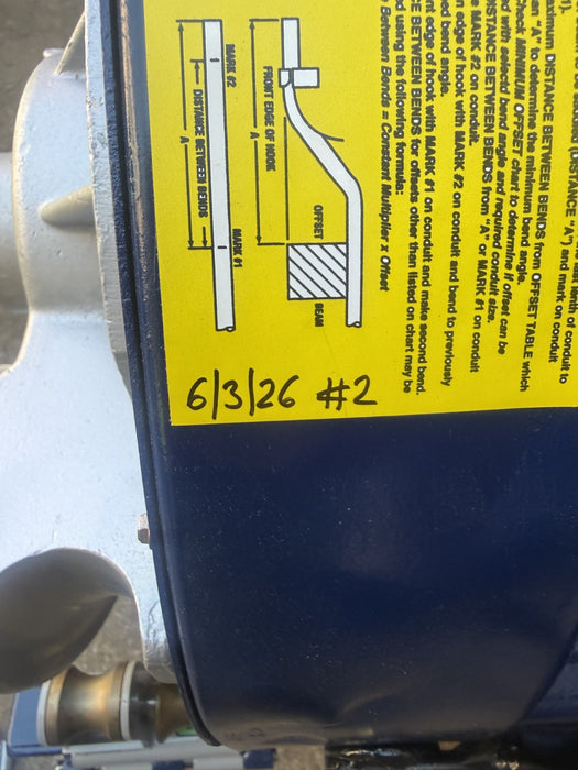 Current Tools 77 Electric Bender 1/2-2 inch Rigid Conduit.  Works Great.