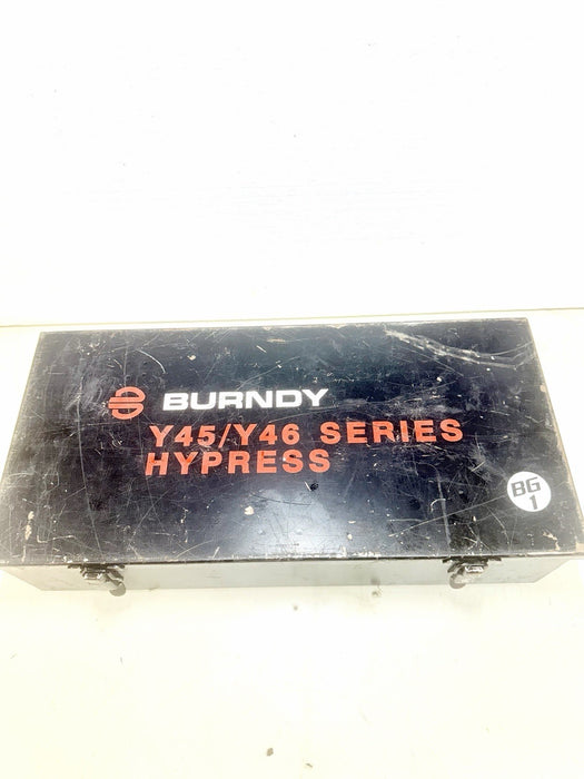 Y46C Burndy Hypress 15-TON Hydraulic Crimper Tool 10k psi + Adapters Tested BG1