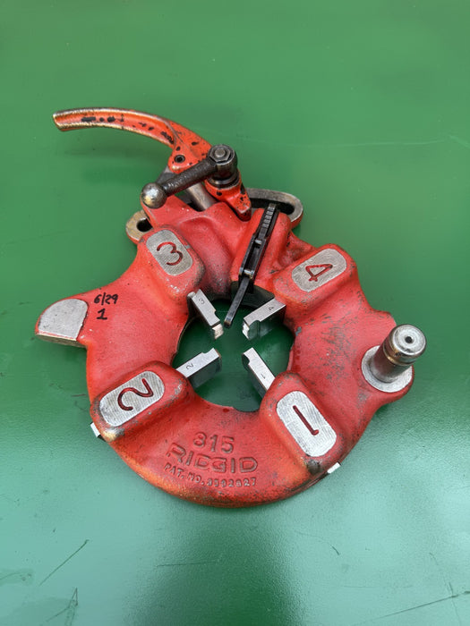 Ridgid 815A Self-Opening Die Head Pipe Threader 1/2 -3/4 inch Teeth.  7/9/26 #1