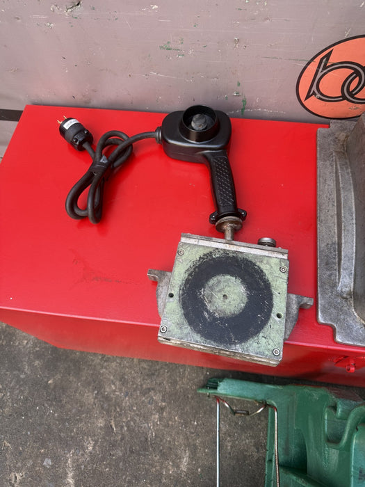 McElroy PIT BULL 14 Fusion Machine.  Facer, Shaver Cutter and Frame.  Works Fine