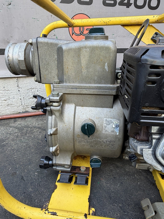 2021 Wacker Neuson PT4A 4" Portable Self-Priming Trash Water Pump Honda