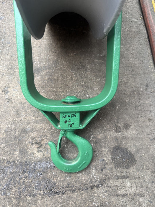 Greenlee 18 inch  4000lbs  Sheave Cable Puller  Tugger.  Works Fine. 6/10 #5