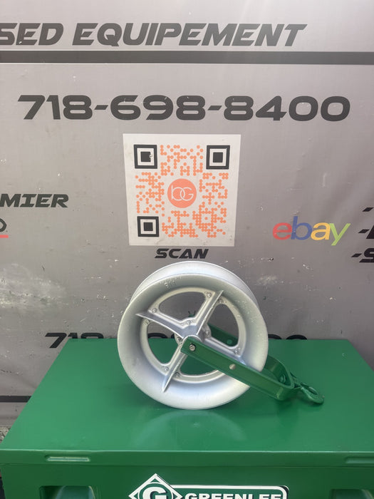 Greenlee 18 inch  4000lbs  Sheave Cable Puller  Tugger.  Works Fine. 6/12 #6