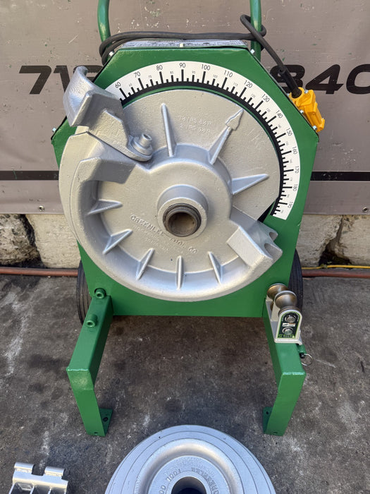 Greenlee 555 Conduit Pipe Bender 1/2"-2" RIGID & IMC   Works Great.  6/3