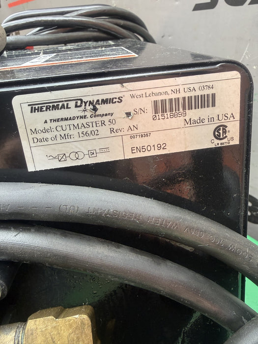 Thermal Dynamics Cutmaster 50 Plasma Cutter.  Works Great.