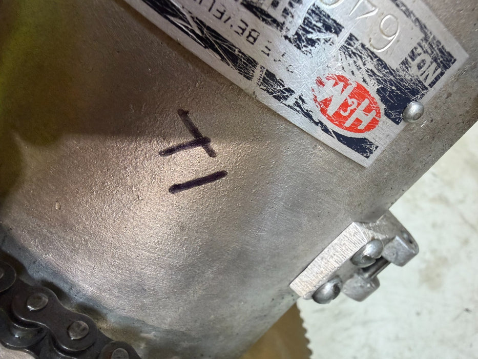 H & M Model #0 Aluminum Pipe Beveling Machine 2"-4" with torch holder