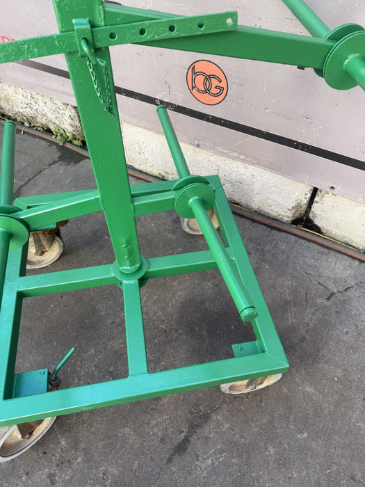 GREENLEE 910 9 SPOOL WIRE DISPENSER ASSEMBLY CART #6