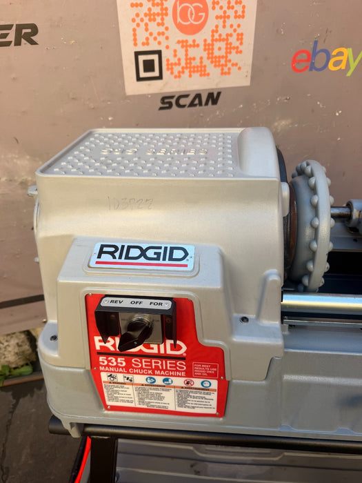 2024  RIDGID 535 V3 Pipe Threading Machine w/ Universal Cart & 811A Dies ET2