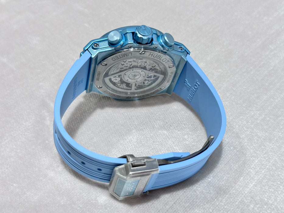 Hublot Big Bang Unico Summer 42mm Limited Edition in Turquoise Blue - Full Set