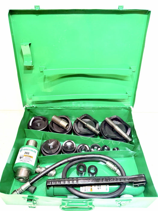 Greenlee 7310SB Slug Buster KO Knockout Punch Set 1/2" - 4" ,767 Pump & Box BG12