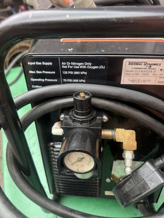 Thermal Dynamics Cutmaster 50 Plasma Cutter.  Works Great.
