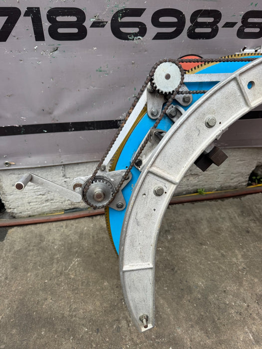 H&M Beveling Machine #4 20-26" Pipe w/ Torch Holder, Dogs - NO CHAIN