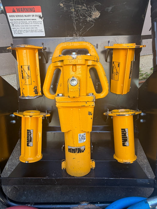 Rhino PD-55 Air Pneumatic Post Driver Pounder Hammer Stanley  Great Condition