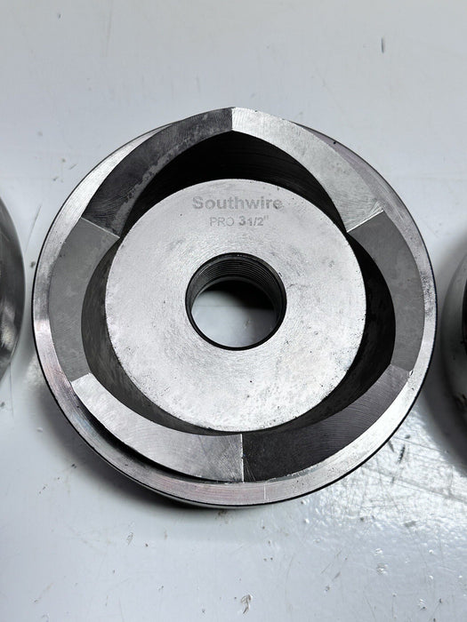 Maxis Southwire Knock Out Punch and Die Stainless Steel Set 3” 3-1/2” 4 inch