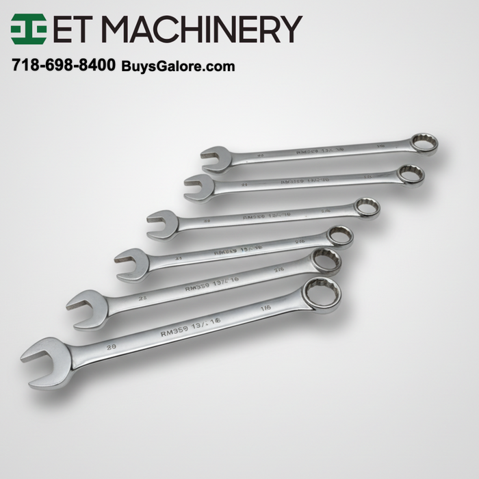 PROTO Professional SAE Combination Wrench Set 6pc  Jumbo Sizes