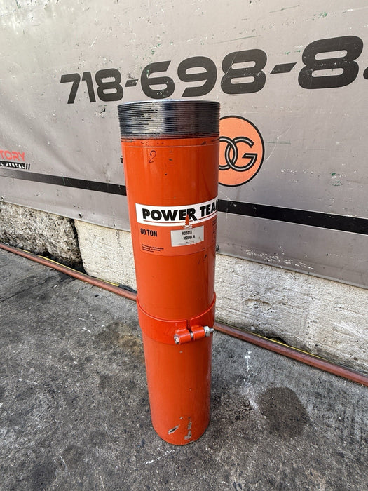 SPX Power Team - RD8018 - 80 Ton hydraulic cylinder/portapower - 18” Stroke Mint