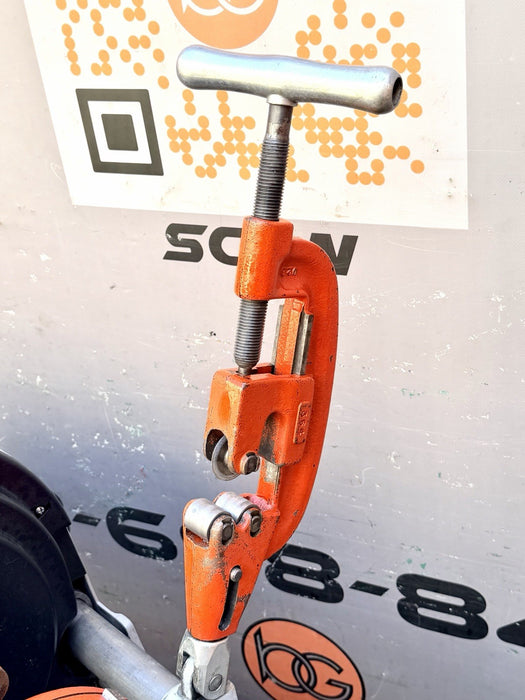 RIDGID® 1822-I Auto Chuck Pipe Threader with 815A HSS Dies & Cart, Excellent ✅