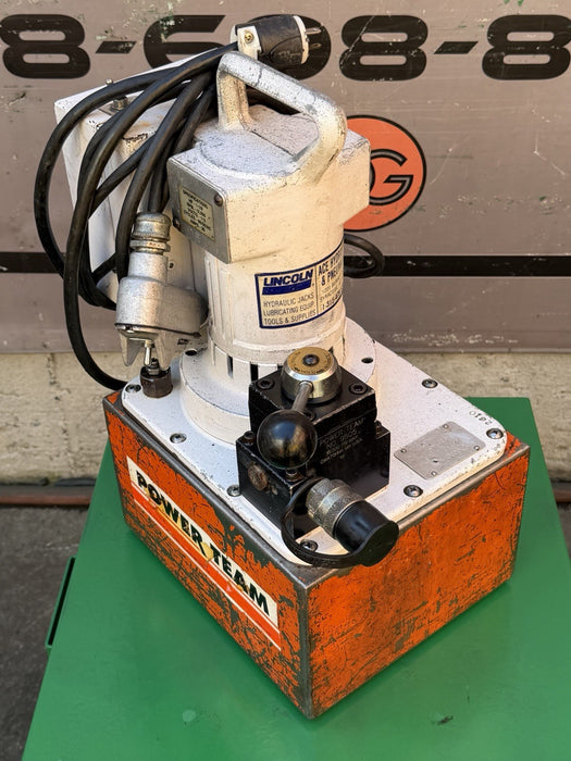 SPX POWER TEAM PE553 10,000 PSI ELECTRIC HYDRAULIC  PUMP 120 VOLTS WITH BOX