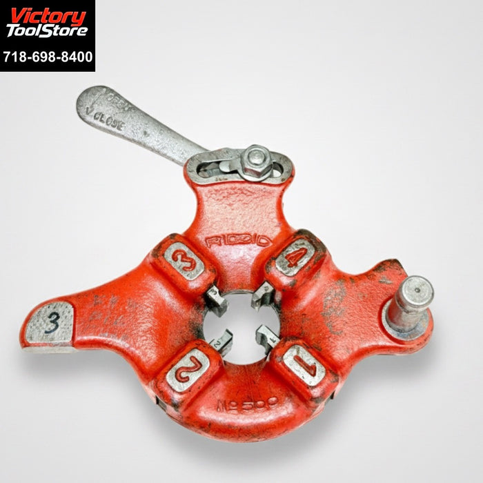 RIDGID 500 3/4" NPT Right Hand Pipe Threader Die Head Die Tool #3