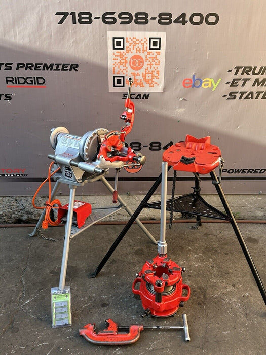 Ridgid 300 Pipe Threader Complete + Carriag, 141 Threader, 450 Tripod + More WOW