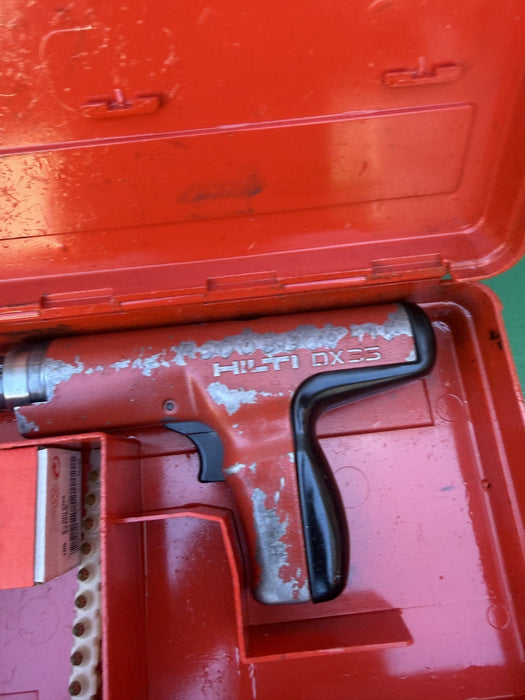 HILTI DX 35 Powdered Actuated Concrete Nail Stud Gun Works #7